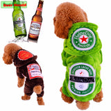 Heineken & Budweiser Beer Dog Costume