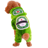 Heineken & Budweiser Beer Dog Costume