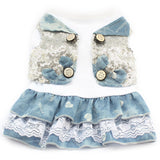 Blue Breeze Frilly Dog Dress