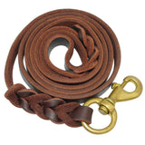 4ft /5ft /6ft Genuine Leather Handmade Dog Leash - Dress Your Doggy