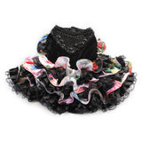 Black Beaded Disco Dress - Dress Your Doggy