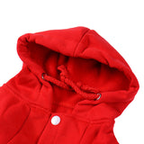 Buttoned Cotton Dog Hoodie - 3 Colors