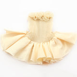 Ivory Ruffle Wedding Dog Dress