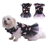 Cosy Heart Dog Dress