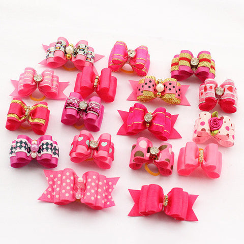 Handmade Dog Party Bows (10pcs)