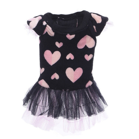 Cosy Heart Dog Dress