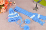 Blue Dog Hat & Scarf Set